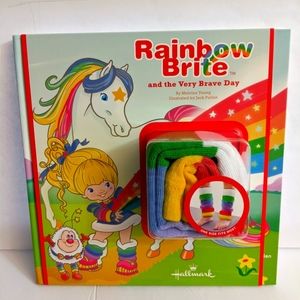 LAST ONE Rainbow Brite & Very Brave Day Hallmark Hardcover Book Legwarmers NEW